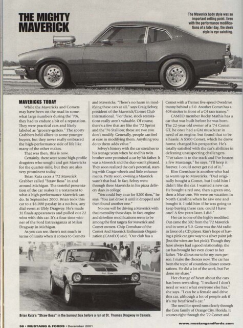 Mighty Maverick 3, Mustang and Fords